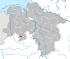 Lage der Stadt Osnabrück in Niedersachsen