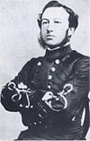 Porucznik Frances H. Cameron w mundurze Korpusu Piechoty Morskiej Stanów Konfederacji ok. 1864 r.