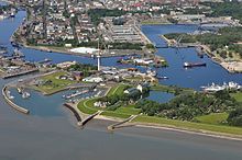 View over the inner harbour