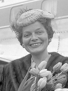 Lys Assia, interpretka písní, v roce 1957.  