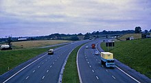 M6 i Cheshire, 1969  