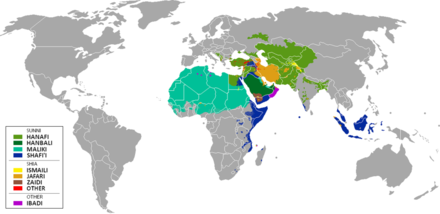 Islamic denominations and schools of law