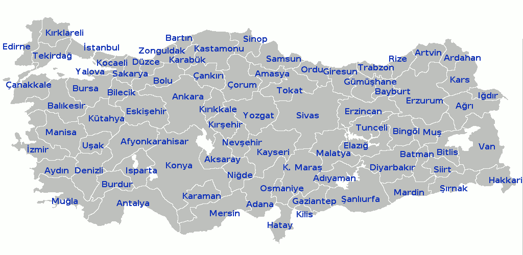 Tyrkiske provinser  
