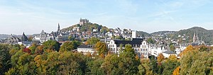 Upper town from the east (October 2008)