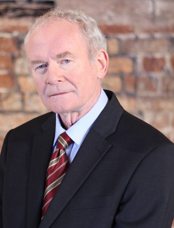 Martin McGuiness (nella foto del gennaio 2017) era il vice primo ministro dell'Irlanda del Nord.