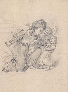 Mary Ann Yates as Medea in Richard Glover's tragedy