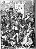 Desen din secolul al XIX-lea al crimelor de la Drogheda.  