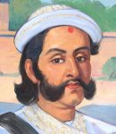 Kshetri-minister-president Mathabar Singh Thapa, leider van de Thapa Chhetri-factie