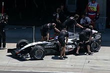 En McLaren fra 2004 med en Mercedes-Ilmor 3,0-liters V10 motor