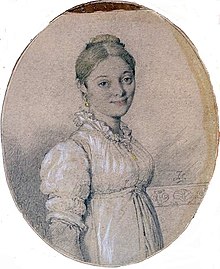 Portrait of Julie Forestier by Ingres
