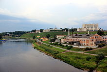 View over the Memel to the Old and New Castle