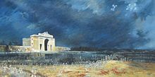 Menenpoort om middernacht door Will Longstaff (1927)  