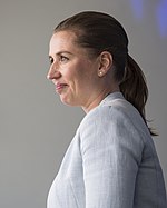 Mette Frederiksen, actual prim-ministru al Danemarcei din 2019  
