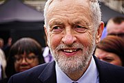 Corbyn en un acto político en Londres, abril de 2018