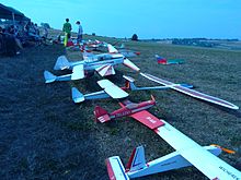 ラジコン飛行機・グライダーの模型