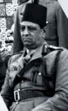 Mohammed Haidar Pasha, Egyptian Minister of War from 1948 to 1950. He contributed significantly to the military disasters of the army during the war due to poor preparation and was dismissed in 1950.
