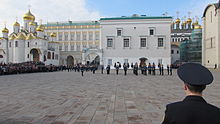 Changing of the Guard in Cathedral Square (October 2014)