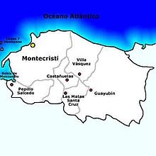 Obce provincie Monte Cristi