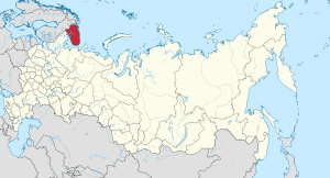 Gebiet Murmansk in Nordrussland, nahe Finnland