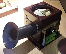 Replica of the telephone by Philipp Reis