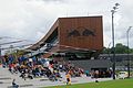 Main building and main stand