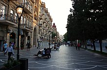 Nizami Street in the center