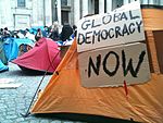 Protestlager in London, Unterstützung der 'Occupy'-Kampagne