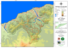 Road network and topography in Oe-Cusse Ambeno