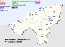 Mineral deposits in Oe-Cusse Ambeno.