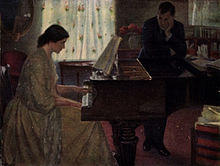 The (lost) painting Prelude by Ernst Oppler