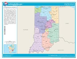 Indiana's kongresdistrikter siden 2013  