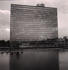 ENI-paladset, Rom, bygget 1959-1962. Foto af Paolo Monti, 1967.  