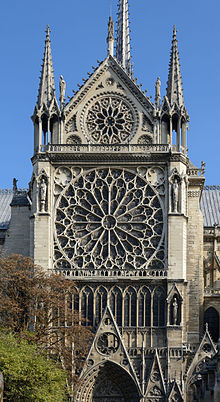 Southern transept facade
