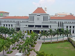 Singapores parlamentsbygning.  