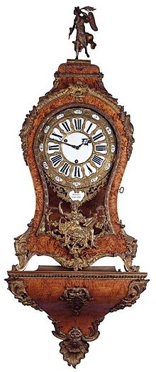 Pendulum Louis XV, by Mathäus Funk (around 1745)