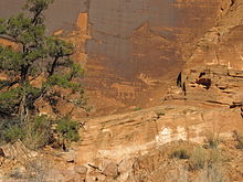 Indiánské petroglyfy jihozápadně od Moabu