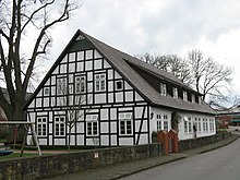 Old vicarage in Hille village