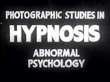 Žiniasklaida Hipnozės ir nenormaliosios psichologijos fotografijos ( 1938)