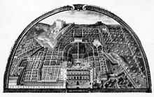 Palazzo Pitti with Boboli Garden around 1600
