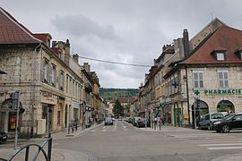 Rue de la République, Pontarlier.