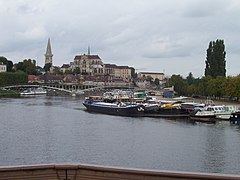 The Yonne river at Auxerre.