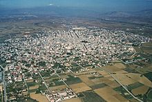 Vista de Ptolemaida desde el aire.