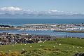 Pwllheli Marina viewed from Pen-y-Garn