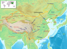 Qinhuangdao žemėlapyje
