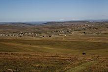La aldea de Qunu, en el Cabo Oriental, donde se celebrará el funeral de Mandela el 15 de diciembre de 2013  
