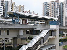 Una vista de la estación  