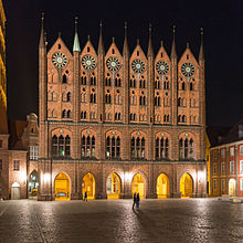 The town hall at the Old Market