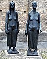 The monument Zwei Stehende (Two Women Standing)