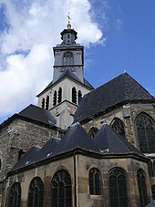 The reconstruction of the destroyed bell tower of St. Jacob's Church was not completed until 1994.