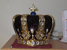 Replica of the coronation crown from 1701